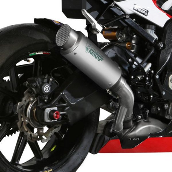 B.031.L6P ミヴ Mivv スリップオンマフラー GP PRO 17年-18年 BMW S1000RR チタン
