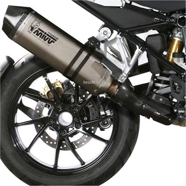 B.034.LGS ミヴ Mivv スリップオンマフラー SPEED EDGE 19年-23年 R1250GS チタン