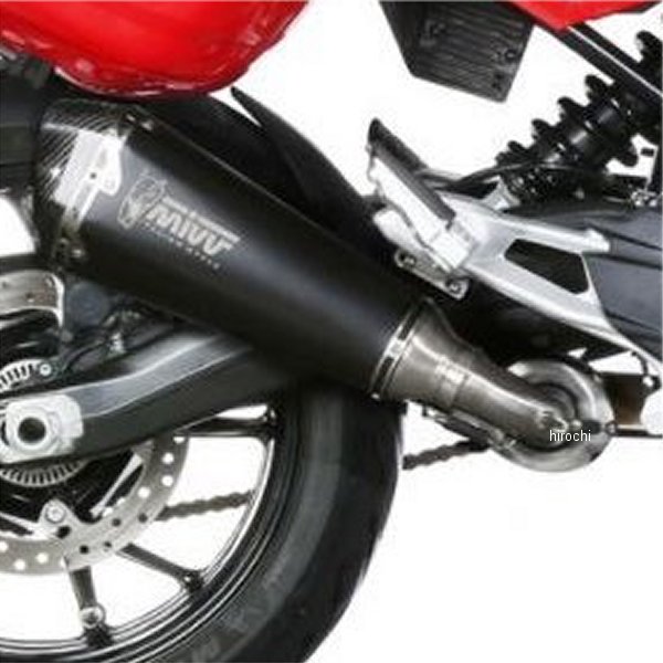 B.037.LDRB ミヴ Mivv スリップオンマフラー 20年-21年 BMW F900XR ブラックステンレス