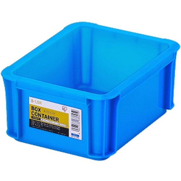 B1.5RBL 629-3747 アイリスオーヤマ(株) IRIS 299253 BOXコンテナ B-1.5R ブルー