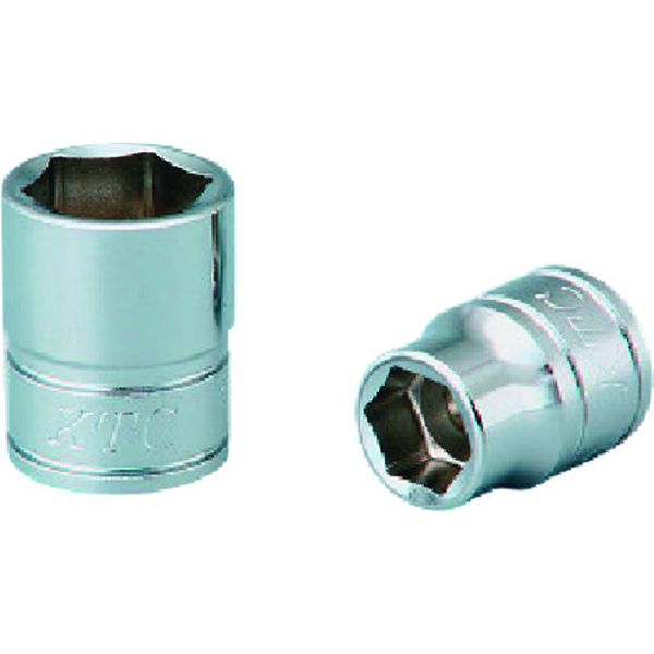 B314S 京都機械工具(株) KTC 9.5sq.ソケット(六角)パック・台紙仕様 差込角9.5mm B3-14袋入り