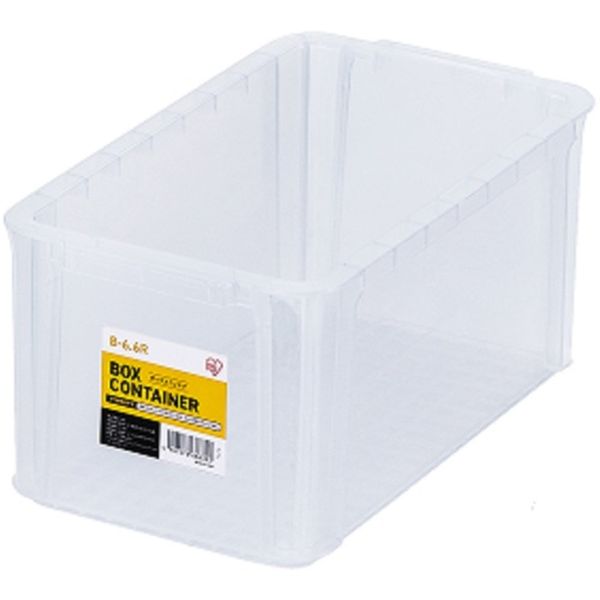 B6.6RCL 629-3726 アイリスオーヤマ(株) IRIS 299258 BOXコンテナ B-6.6R クリア