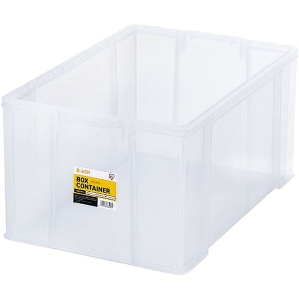 B65RCL 629-3727 アイリスオーヤマ(株) IRIS 299217 BOXコンテナ B-65R クリア