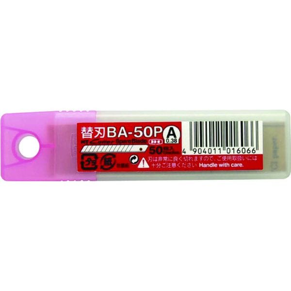 BA50P 356-7907 エヌティー(株) NT カッターナイフ カッター替刃 刃厚0.38mm