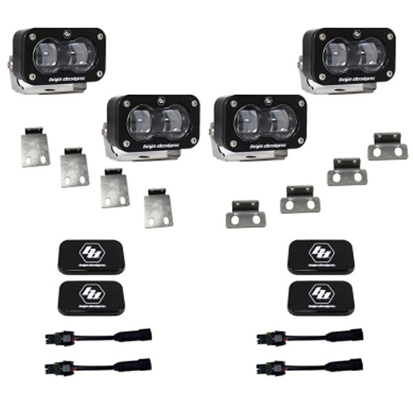 Baja Designs 21年-22年 フォード F-150 Raptor S2 SAE Dual Fog Pocket Light Kit - Clear