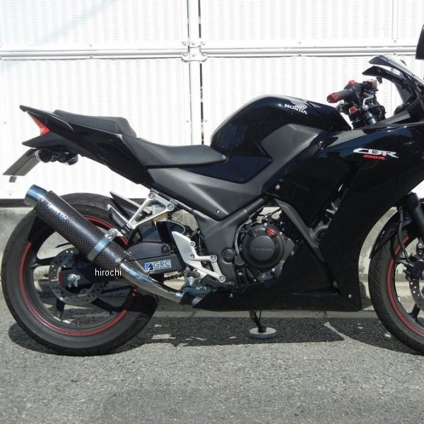 BC1210JM ダブルアールズ WR'S スリップオンマフラー JMCA 14年以降 CBR250R、CB250F カーボン