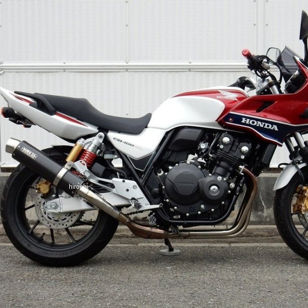 BC1455JM ダブルアールズ WR'S スリップオンマフラー JMCA 16年以降 CB400SF、CB400SB カーボン