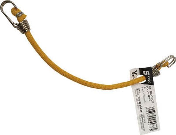 BC5202 794-4161 (株)ユタカメイク ユタカメイク バンジーコード 5mm×200mm 黄