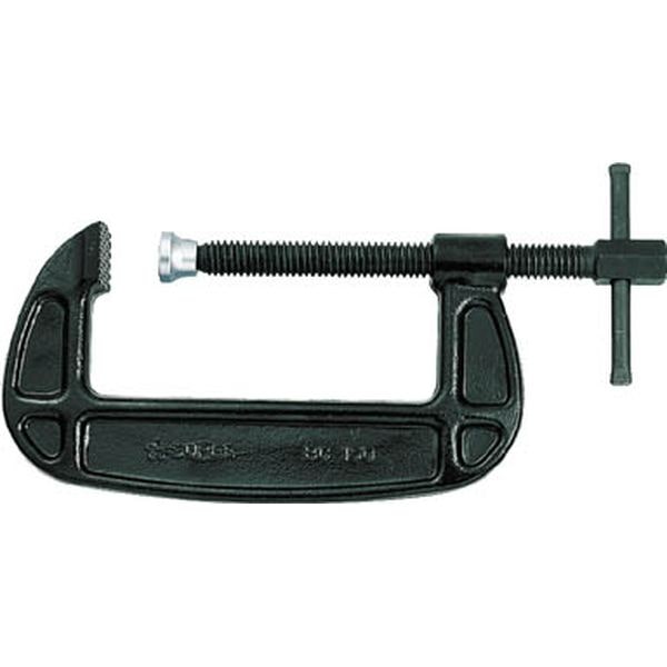 BC75 108-4852 (株)スーパーツール スーパー シャコ万力(バーコ型)75mm カチオン電着塗装