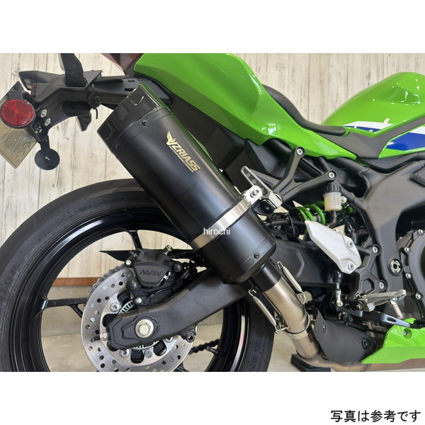 BDSSZX400PS Badass バダス ブラック スリップオンマフラー タイプS 24年-25年 ニンジャ ZX-4R SE JMCA