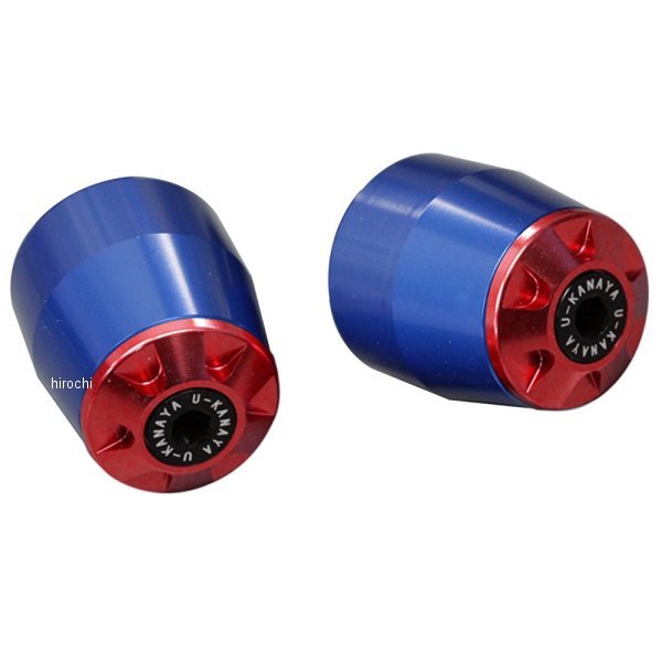 BEBL-SU11-RD ユーカナヤ U-KANAYA アルミビレット バーエンド 99年-17年 ハヤブサ GSX1300R 青/赤