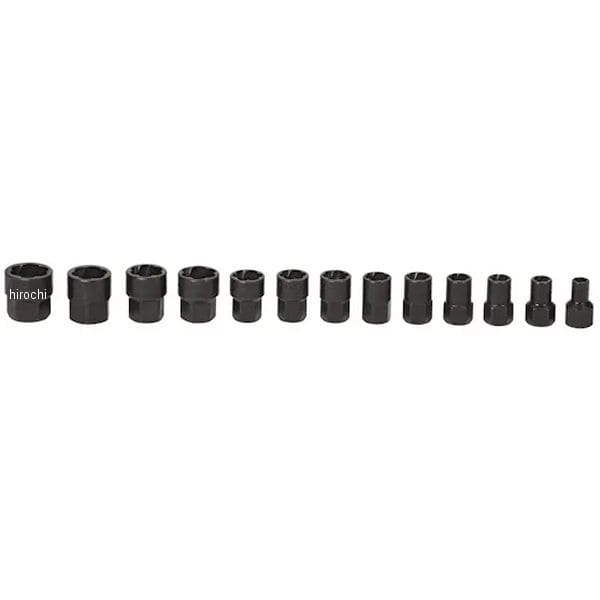 BEX13B スナップオン Snap-on 3/8 インチ ドライブ 6角ヘッドファスナーエキストラクターセット 13個入り