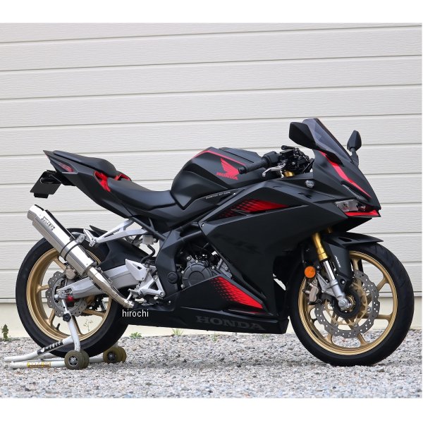 BF1240JM ダブルアールズ WR'S スリップオンマフラー ラウンド JMCA認証 20年-22年 CBR250RR ステンレス