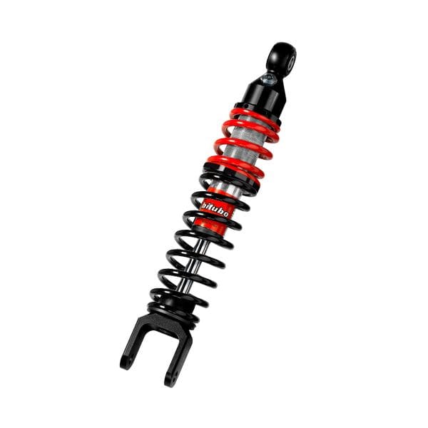 Bitubo YXB0 Monoshock Rear Adjustable: Spring Preload、 Red And Black Springs