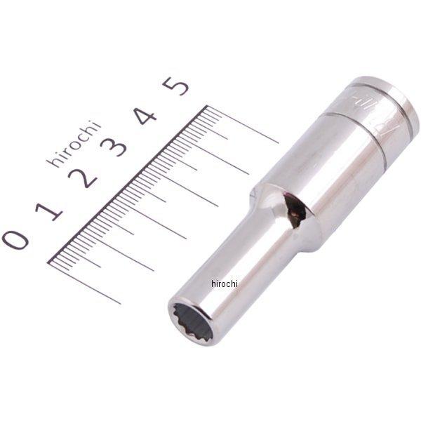 BLPLM388 スナップオン Snap-on ブルーポイント 3/8インチ ディープ ソケット 12角 8mm 長さ64mm