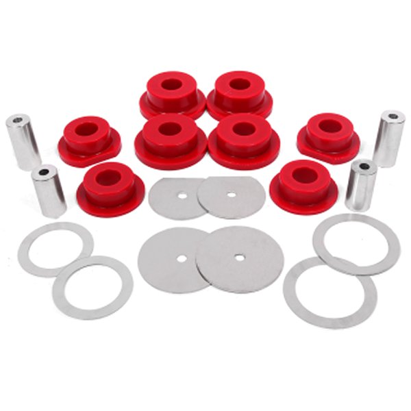 BMR 08-18 Dodge Challenger リア Cradle Bushing Kit Polyurethane レッド