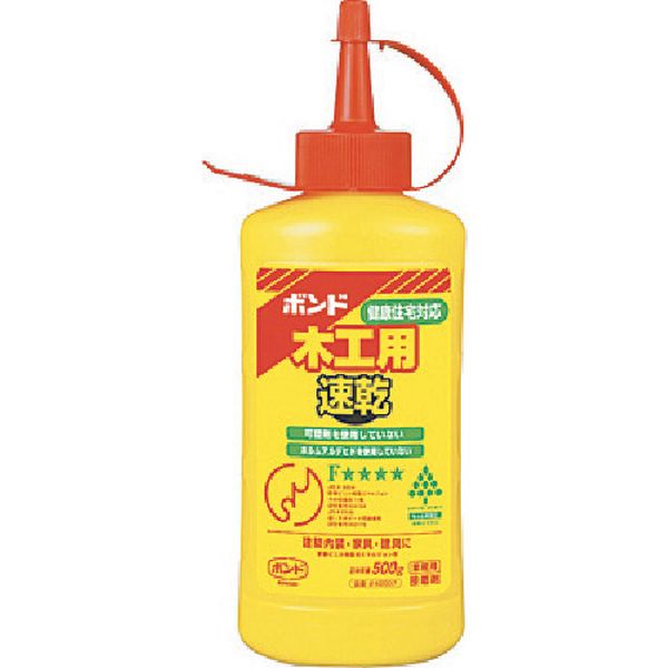 BMSK500 117-2358 コニシ(株) コニシ ボンド木工用速乾 500g(ボトル) ＃40007