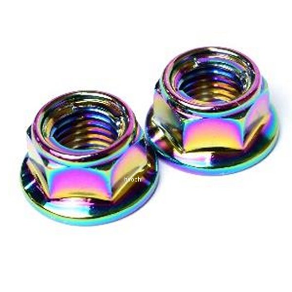 BN-SN8R-5P ザム XAM SHINE LOCK NUT M8レインボー5P