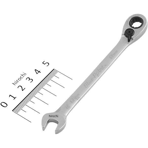 BOERM8 スナップオン Snap-on ブルーポイント 15°オフセット スタンダードハンドル コンビレンチ 12角 8mm