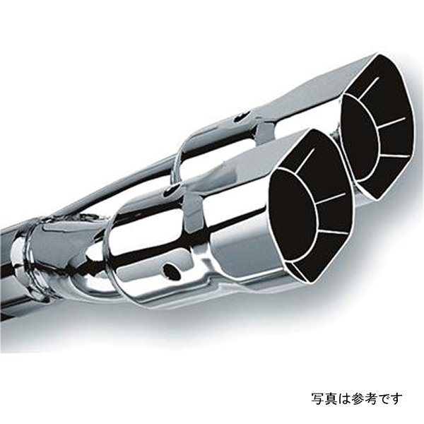 Borla Universal Polished Tip Dual Square Angle-Cut Intercooled (inlet 2 1/2in. Outlet 2 7/8 x 3 3/8i