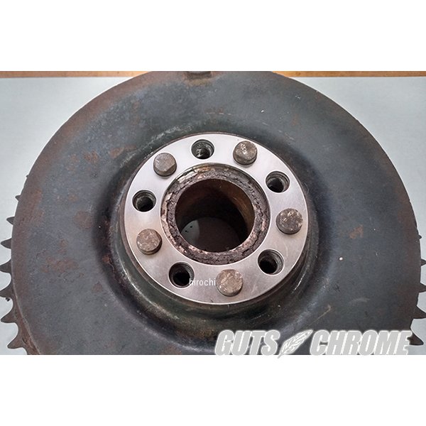BR-016 ガッツクローム BT用ステンレス　ドラムブレーキハブ用スペーサー厚さ2.8ｍｍ