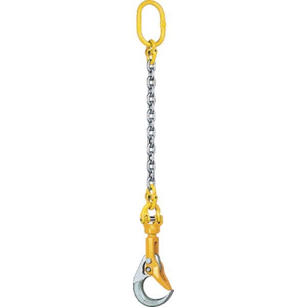 BRC032 377-0818 象印チェンブロック(株) 象印 バールセッター(敷鉄板つり具)チェーンスリング付き