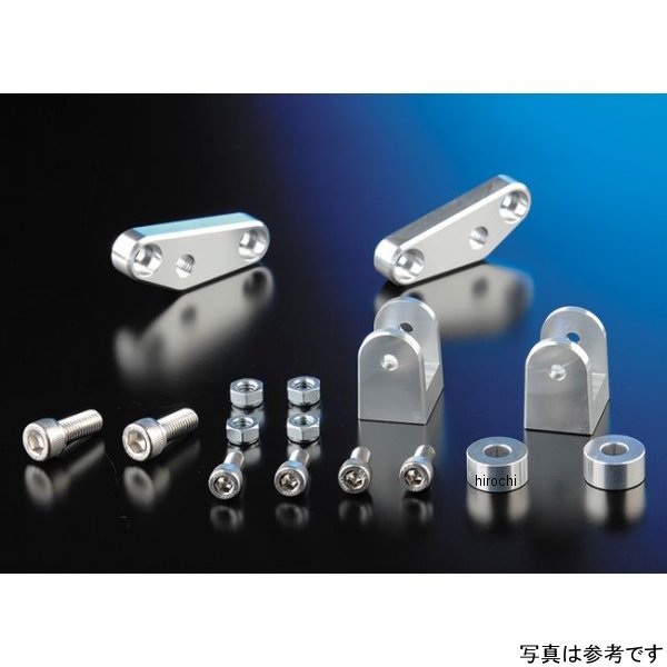 BS-TS02NS ナイトロレーシング 汎用タンデムステップ ブラケットキット タイプ2 タンデムバー無し シルバー