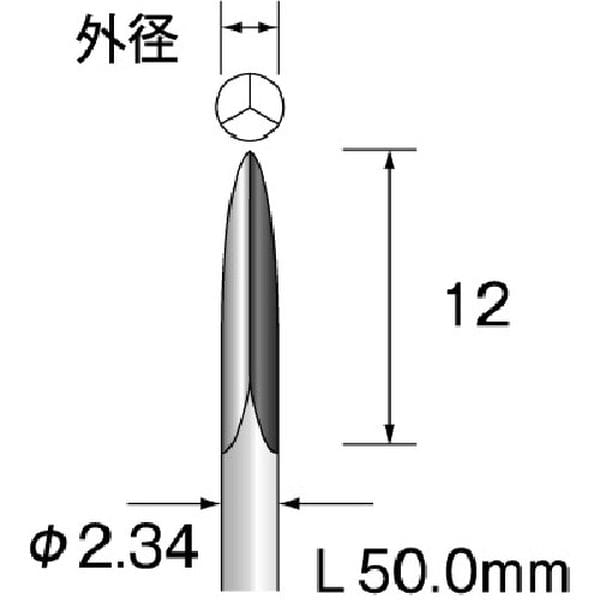 BS1401 167-6029 ミニター(株) ミニモ スチールカッター 樹脂用(切削) φ2.3