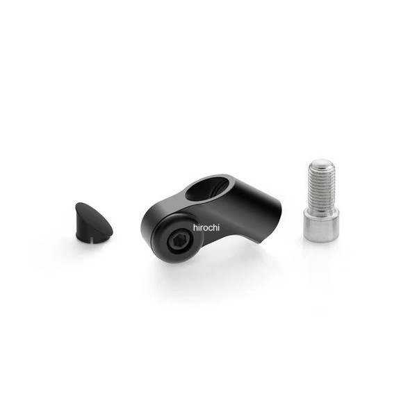 BS764B リゾマ rizoma Side Mount ミラーアダプター ブラック H42.5mm/M10×20