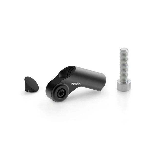 BS892B リゾマ rizoma Side Mount ミラーアダプター ブラック H58.5mm/M8×40