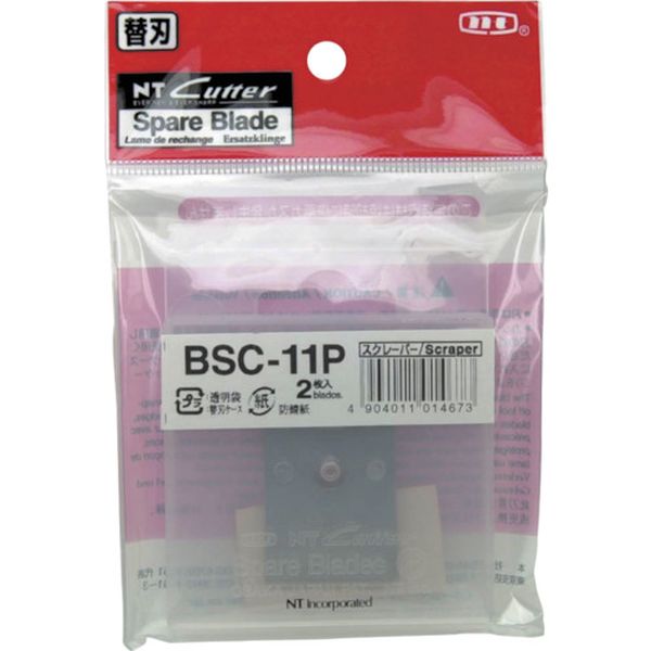BSC11P 385-7328 エヌティー(株) NT スクレーパー替刃 刃厚1.00mm 刃幅28mm