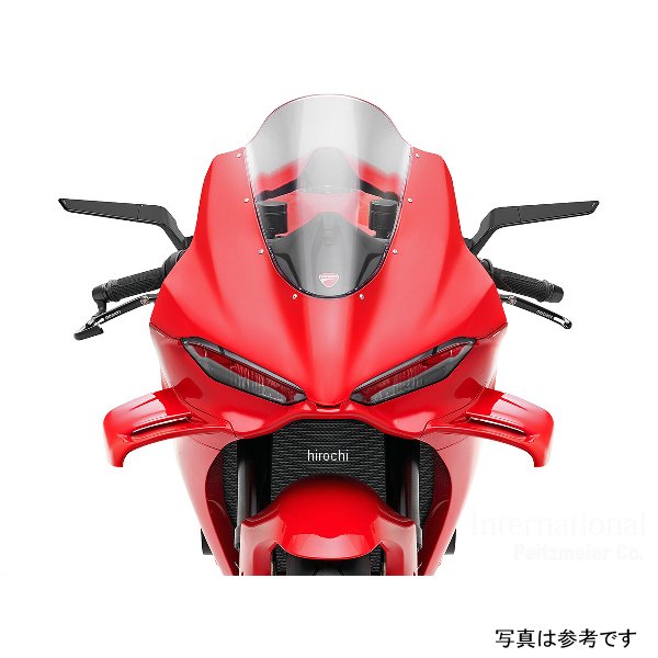 BSS043B rizoma リゾマ ミラー Mirror STEALTH 25年 ドゥカティ パニガーレ V4/S ブラック