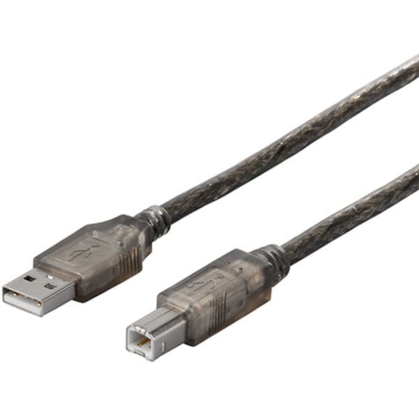 BSUAB210BS (株)バッファロー バッファロー USB2.0ケーブル(A to B) 1m ブラックスケルトン