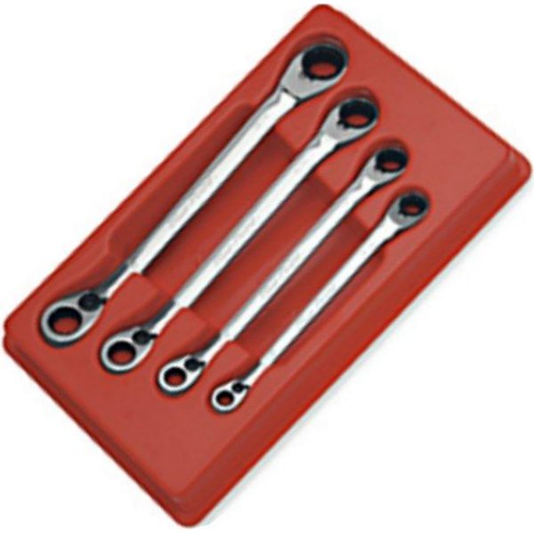 BXOR704 スナップオン Snap-on ブルーポイント ラチエッティング ボックス 25°オフセット 12角 インチ 4点セット