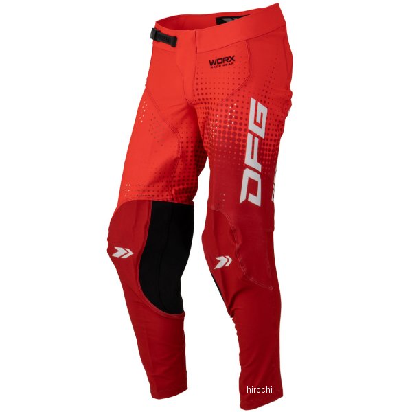 C0385 ディーエフジー DFG ワークス パンツ トーン 赤 28サイズ