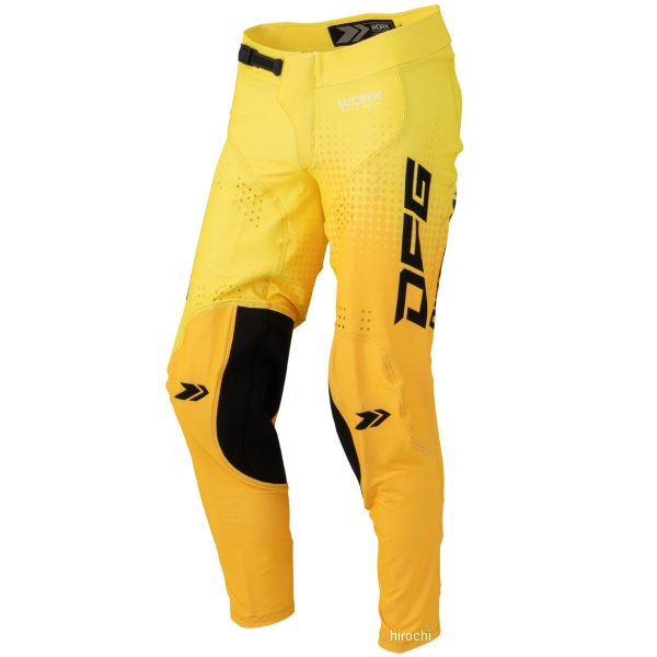 C0395 ディーエフジー DFG ワークス パンツ トーン 黄 32サイズ