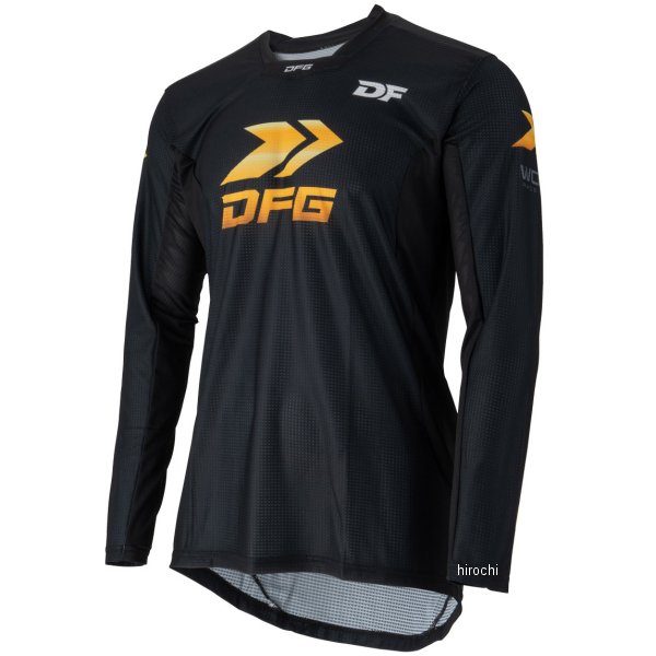 C0404 ディーエフジー DFG ワークス ジャージ アイコン 黒/ゴールド XLサイズ