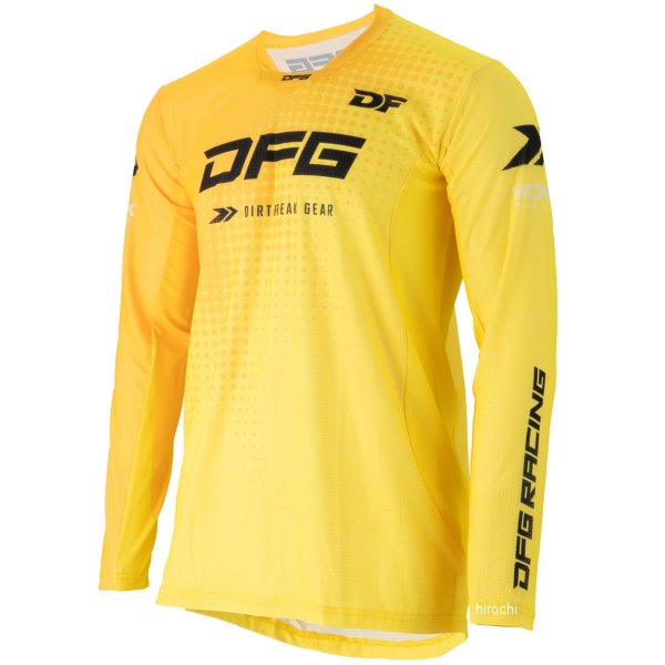 C0417 ディーエフジー DFG ワークス ジャージ トーン 黄 Sサイズ