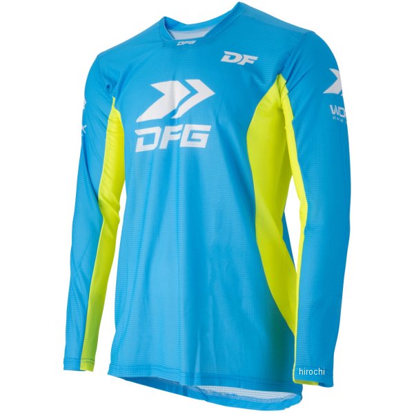 C0436 ディーエフジー DFG ワークス ジャージ チャンプ 青/フローイエロー XLサイズ