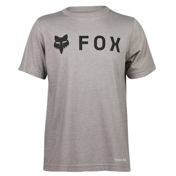 C0571 フォックス FOX ユース アブソリュート Tシャツ ヒーサーグラファイト YLサイズ