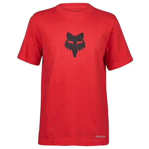 C0576 フォックス FOX ユース FOXレガシー Tシャツ フレイムレッド YXSサイズ