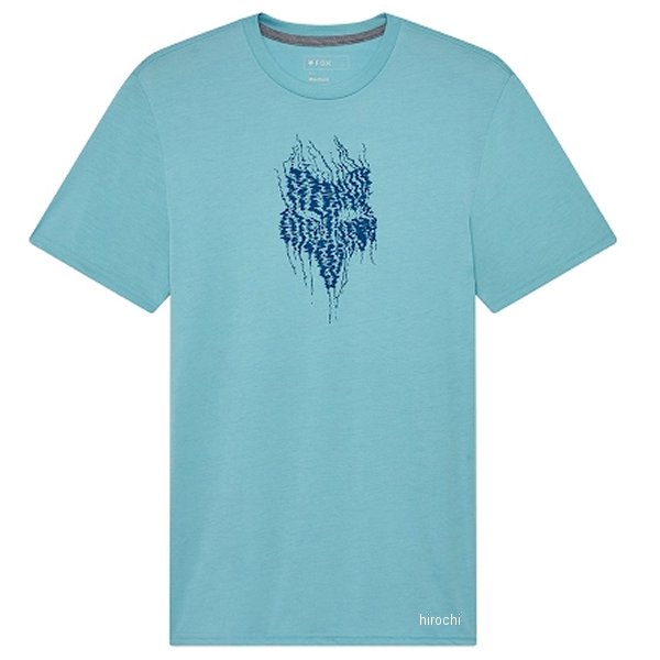 C0595 フォックス FOX バーク テックTシャツ ヴィンテージウォッシュブルー XLサイズ