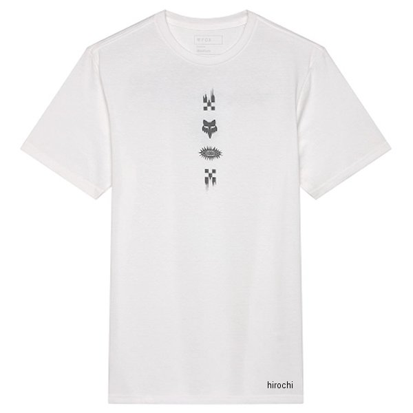 C0597 フォックス FOX チェッカード プレミアムTシャツ オプティックホワイト Mサイズ