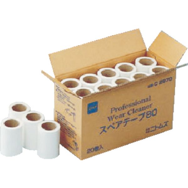 C2970 309-1678 (株)ニトムズ ニトムズ ウェアクリーナー80スペア (20巻入)