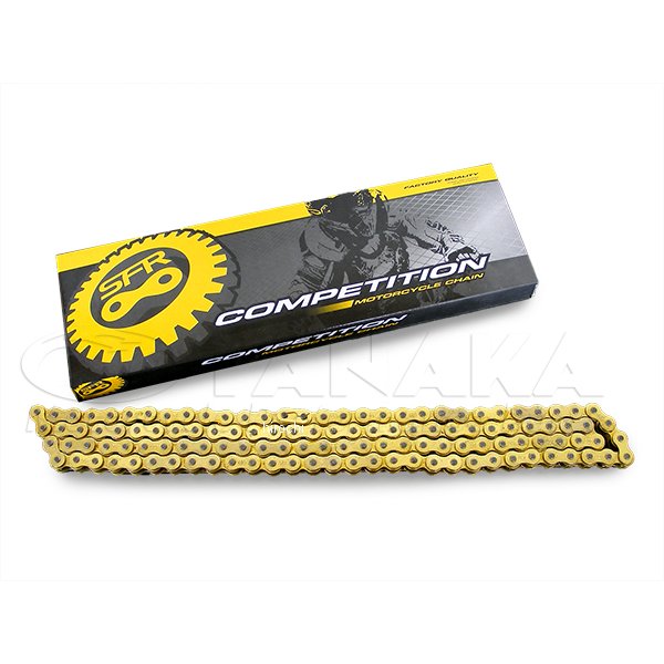 ca0166 田中商会 SFR製チェーン 420-120L ゴールド