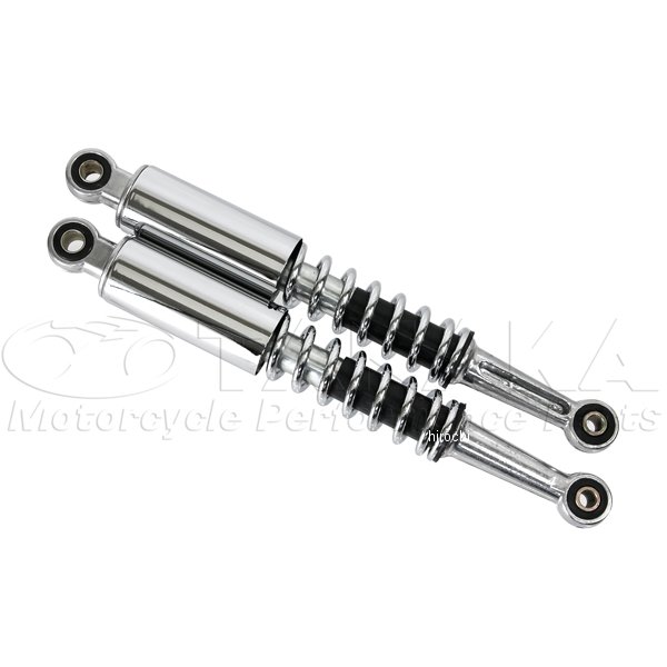 ca1426 田中商会 CT70 TRAIL 70 K2タイプ リアサスペンション 340mm メッキ