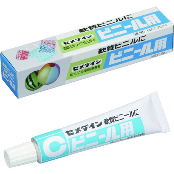 CA211 813-5177 セメダイン(株) セメダイン ビニール用 (透明) 20ml/箱 CA-211