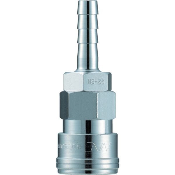 CAL22SH 364-2666 長堀工業(株) ナック クイックカップリング AL20型 鋼鉄製 ホース取付用
