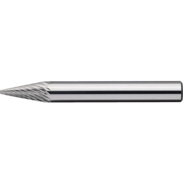 CB7C103SC 超硬バー Cスパイラルシリーズ 形状：テーパー先丸(スパイラルカット) 刃長27.0mm