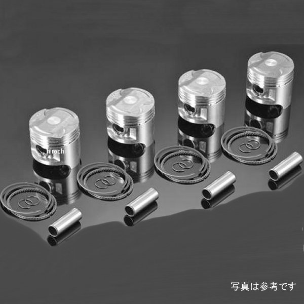 CBR4-P3 エムテック中京 M-TEC中京 MRS ピストンキット 0.5オーバーサイズ リング付き CBR400F